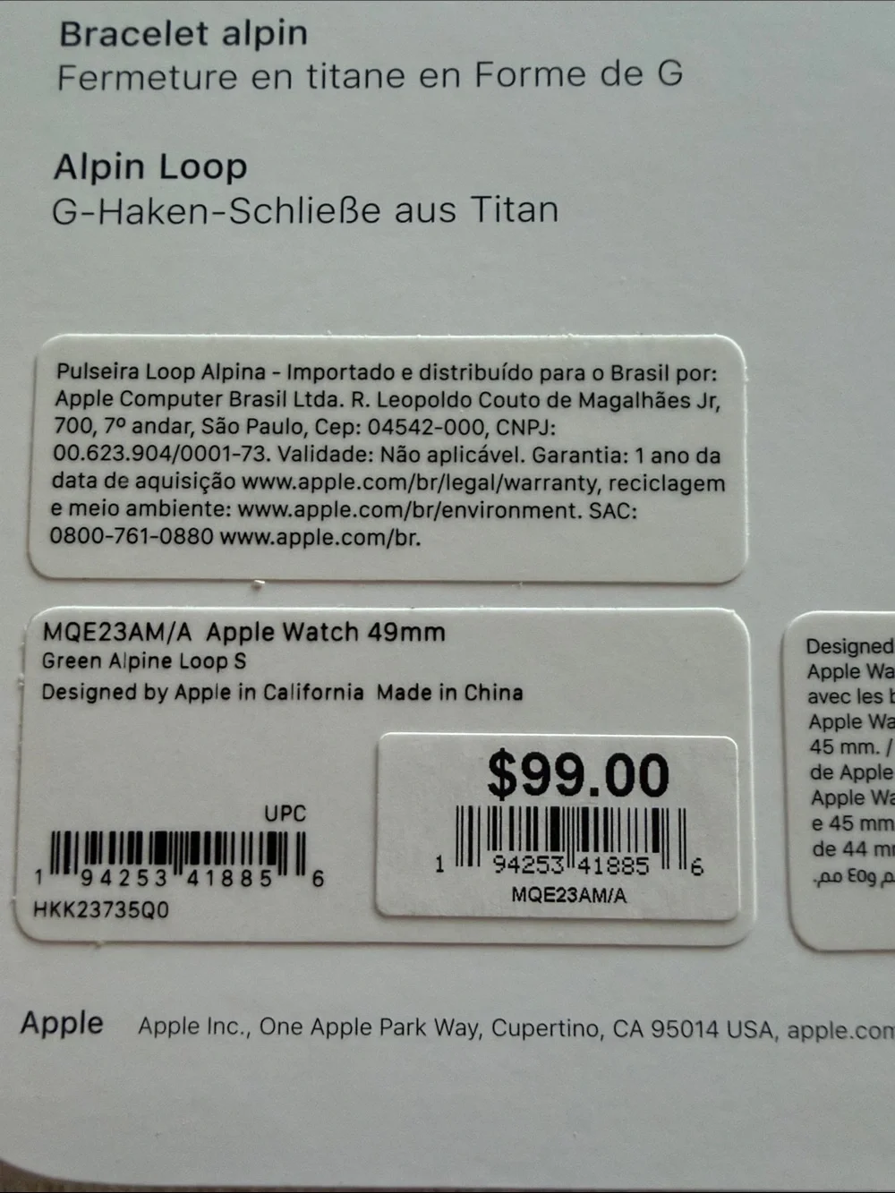 Apple Green Loop Watch Band for 49mm Apple Watch